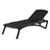outdoor leisure garden furniture foldable pool lounger lounge plastic beach chair