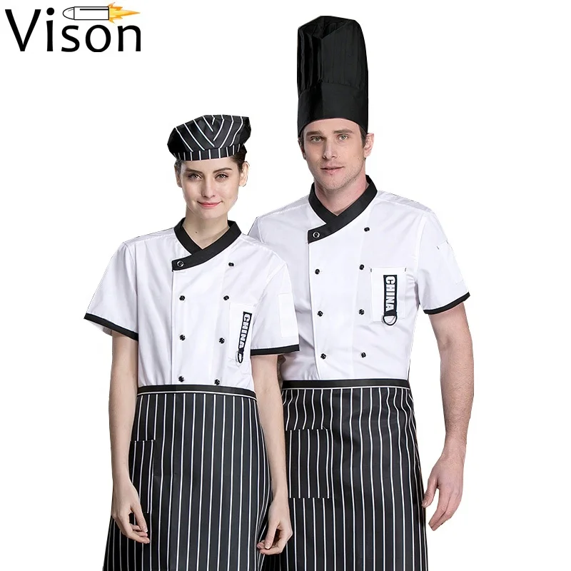 hotel cook Wholesale Professional Restaurant uniform unisex catering workwear