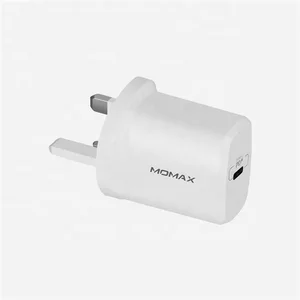 MOMAX ONE Plug USB Type-C PD Fast Charger 18w Type C PD USB-C Adapter USB Wall Charger FOR newest product AU EU AUS US p