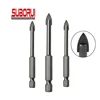 Sand Blasted Hex Shank Single Carbide Tip Ceramic Tile Drill Bit Lowes