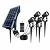high brightness ip65 Led outdoor garden lamp waterproof powered ground solar lawn light