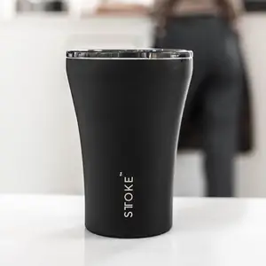 Image of 2019 Double Wall Stainless Steel CERAMIC COFFEE CUP Reusable Cup Good design award Gold Winner Luxury Gift