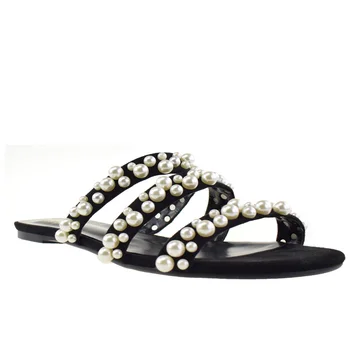 Latest Fashion Pearl Shoes Women Summer 