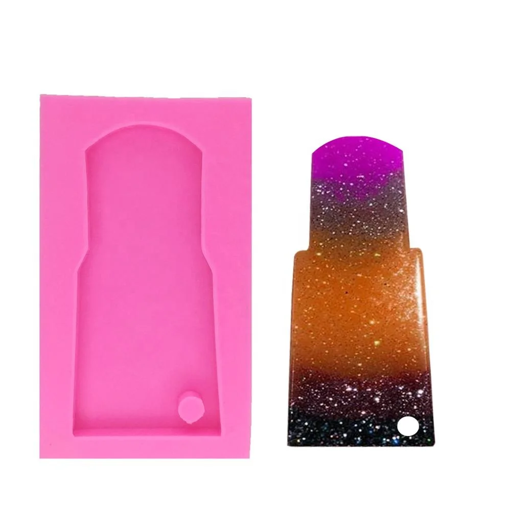 

Silicone key ring mold Silicone Tumbler Mold for Key Chain, Random