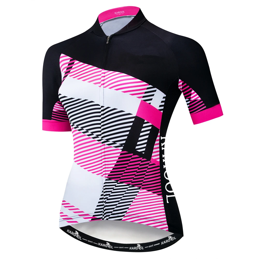 

Karool New Pattern Female Ciclismo New Polyester Fabrics Custom Bicycle Clothing