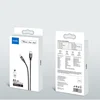 ROCK A1 MFI MFI certified Zinc Alloy Nylon Braid USB PD Cables For Iphone XS 1M Fast Charging Cable