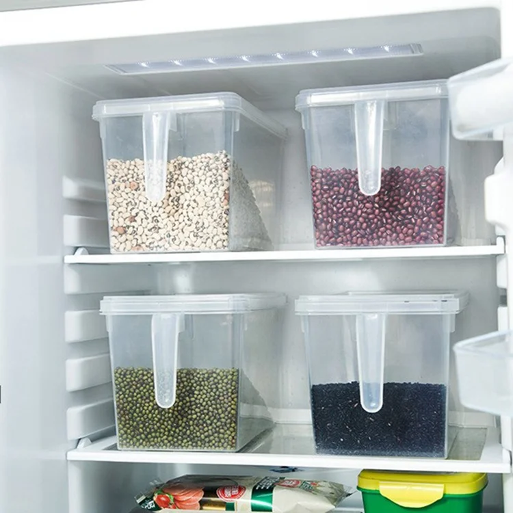 

Hot sale clear collapsible food storage container, Transparent