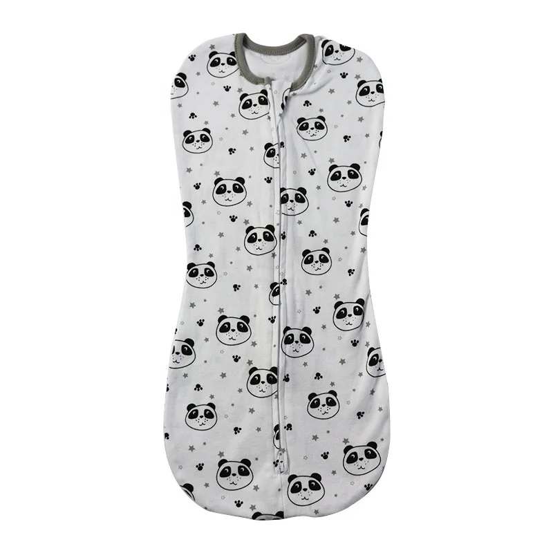 

Newborn Winter printed pattern zipper close baby sleeping sack bag for baby