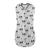 Newborn Winter printed pattern zipper close baby sleeping sack bag for baby
