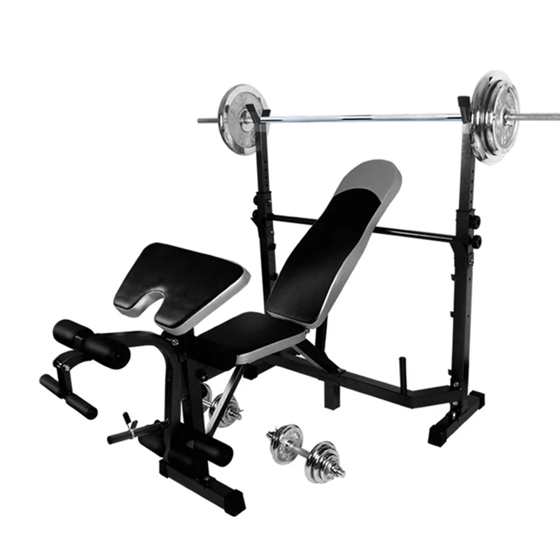 Multifunctional Fitness Equipment Weight Bench Dumbbell Bench Squat Rack