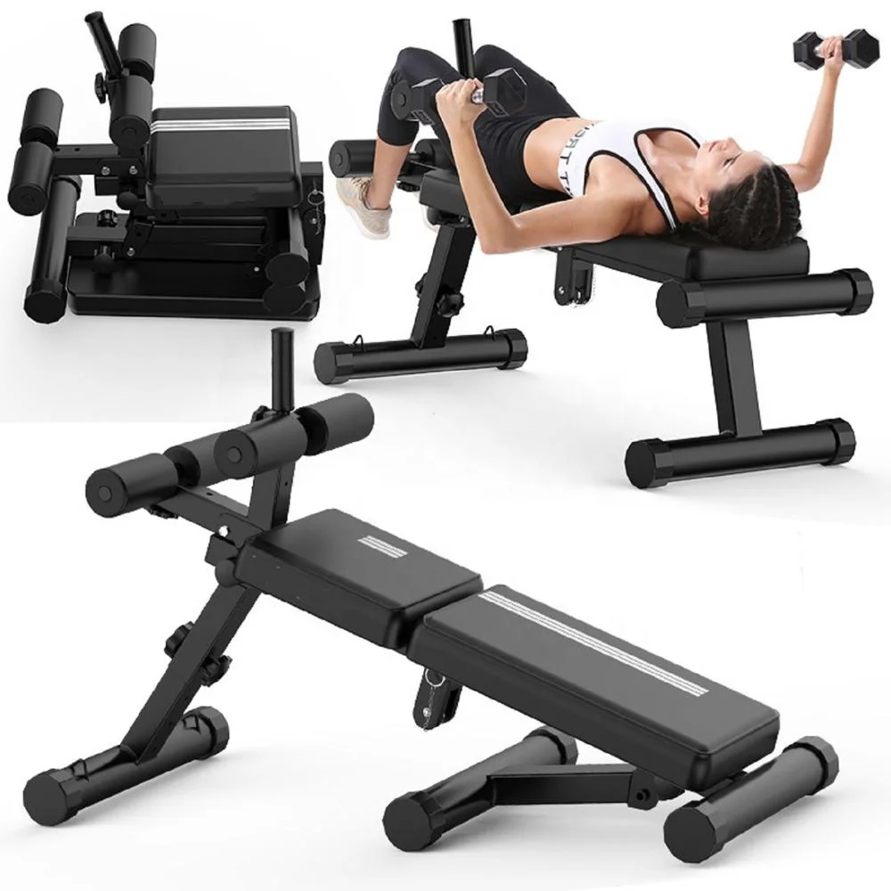 

Wellshow Sport Foldable Weight Bench Adjustable Flat Utility Gym Sit Up Bench Dumbbell Weight Lifting Bench Abdominal Exercise, Customized