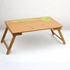laptop for laptop bed Bamboo console study computer with fan foldable adjustable height standing office desk folding table