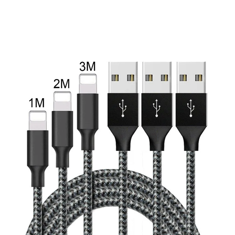 

For iphone Charger 3A Fast Usb Data Charging Cable for Iphone X 8 7 6 6s, 10 colors