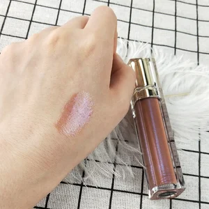 28USD sample shipping cost wholesale price lipgloss liquid gold tube makeup lipgloss