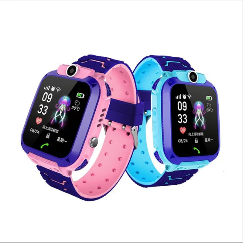 

Q12 Kids GPS LBS Smart Watch For iOS Android Smartphone Waterproof IP67 Smart Watch Phone With Camera Support Voice chat