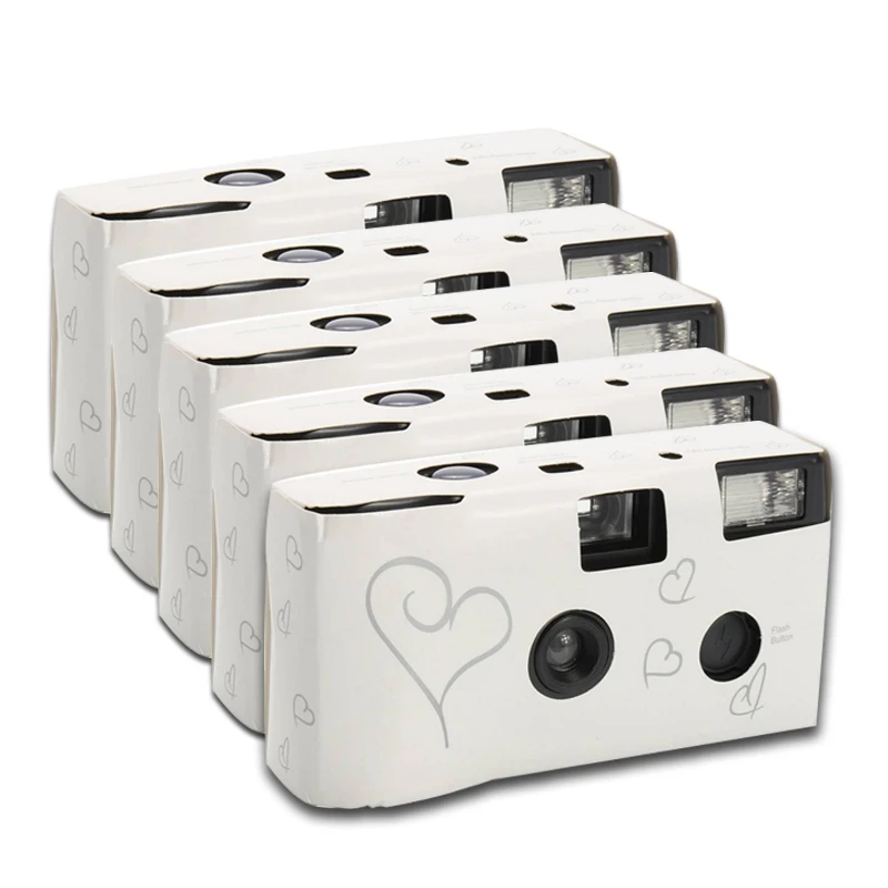 Wholesale Disposable Camera 5 Pieces Disposable Camera Photos Cheap Single Use Colour Film Disposable Camera