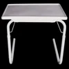China Hot Sale Multi Function White Adjustable Folding Table Mate