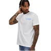 OEM 100% White Ring Spun Cotton T-Shirt sublimation t shirt plain white tshirts for man