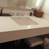 Benyee Stone World 2016 30mm thick artificial quartz surface with Cabinet