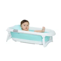 

2019 Popular Folding Collapsible Newborn Baby Bath Tub PP Bathtub