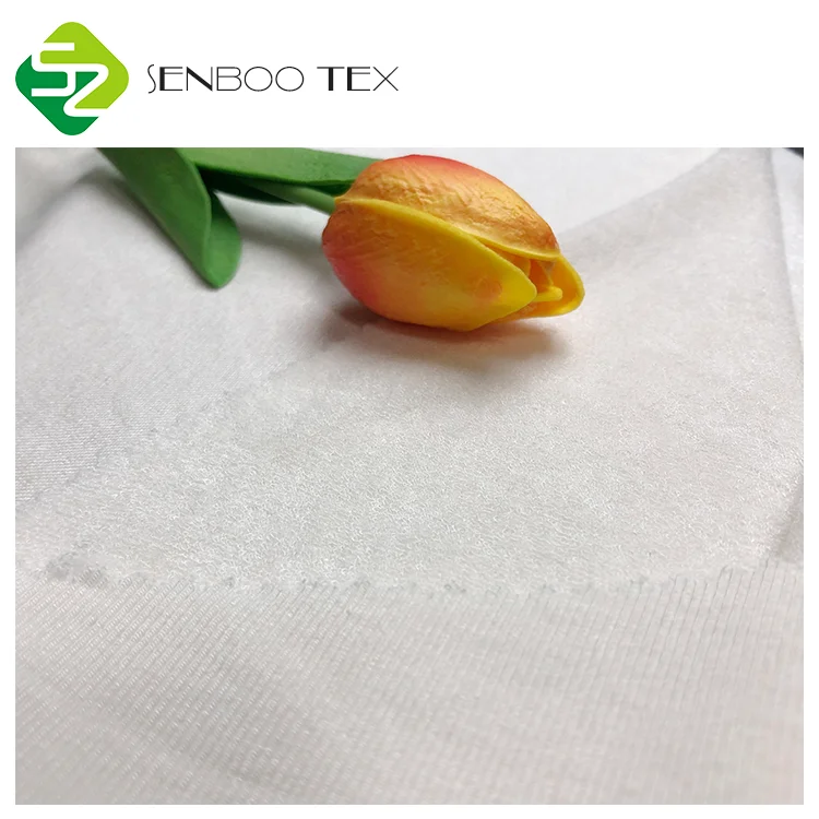 
Uncololored 100% Organic bamboo velvet fabric one side terry wholesale Soft For Baby hooded towel 