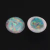 Cheap Price OP17 White Round Shape Plastic Cabochon Opal