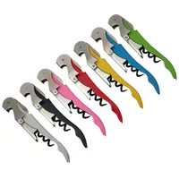 

HXY Custom Hot Sell No MOQ 8 Colors Steel Wine Corkscrew / Wine Bottle Opener / Wine Opener For Christmas Gifts