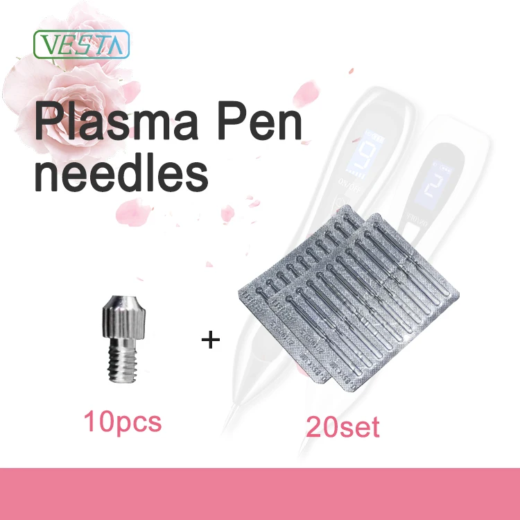 

Vesta Plasma Pen Fine Needles Plasma Lift Pen Needles Whole Selling Plasma Beauty Pen Needles for Spot Remove, Black,white