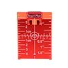 Magnetic Red Target Plate For Rotary Cross Line Laser Level Distance Measurer