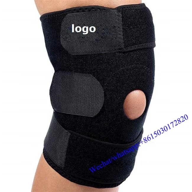 Open Patella Stabilizer Knee Brace, Knee Pads, Adjustable Knee Support With Breathable Neoprene