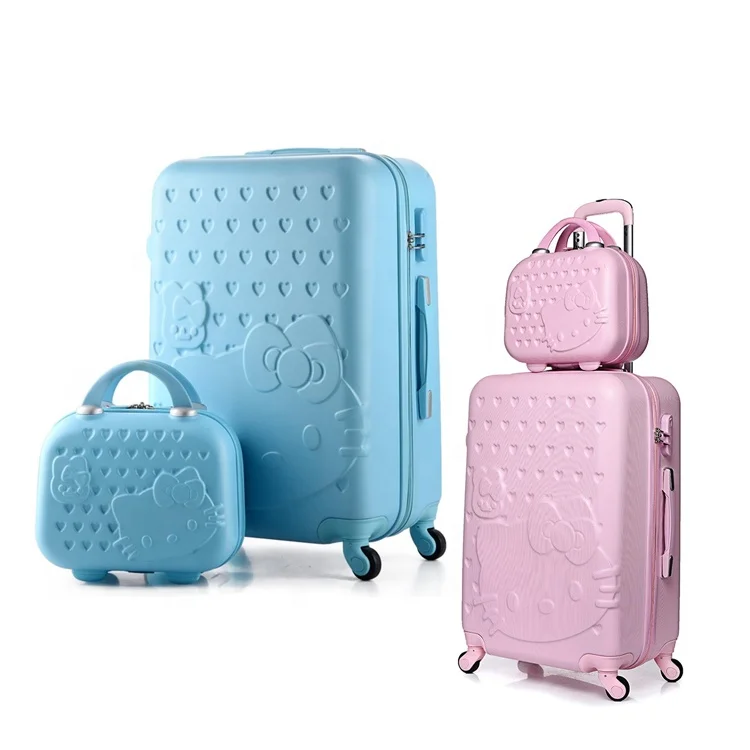 

Kids Pc Custom Travel Trolley luggage Bags suitcase Sets Plastic Rolling SuitCase For Children, Rose gold/pink/purple/champagne gold/silver/custom accepte