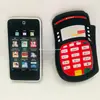creative pu mobile phone shape stress ball