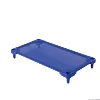 China Manufacturer plastic bed steel frame daycare stackable daycare cots