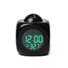 OEM cube LED Wall Ceiling Projection Talking alarm clock,smart digital desktop clock with LED Backlight