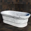 Factory Hot Sale White Marble Stone Bath Tub