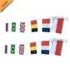 2019 New Design Racing Checkered Fabric Bunting Flag Felt Pennant String Flags For Your Event