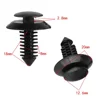 NEW 8mm Plastic Push Type Rivet Retainer Bumper Push Clips Fastener