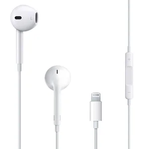 Hight Quality 1.2M White Earphone Original Headphone Earbuds for iphone Wired Earphone