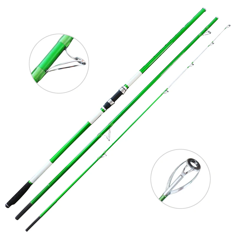 

Top quality fishing equipment surf sea fishing rod, Green