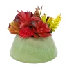 Assorted Plastic Realistic Succulent For Shelf Decor, Wreath or Terrarium Faux Small Bulk Flowers Mini Greenery Set