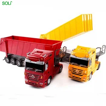 truck with boat trailer toy