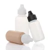 Custom 30ml Empty PE Squeezable Plastic Dropper Bottle Airbrush Makeup Liquid Foundation Packing Cosmetic Bottle e-liquid Bottle