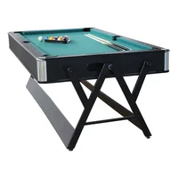 

84" 2 In 1 Multifunction Game Table, Fashion Style Swivel Billiard Pool Table