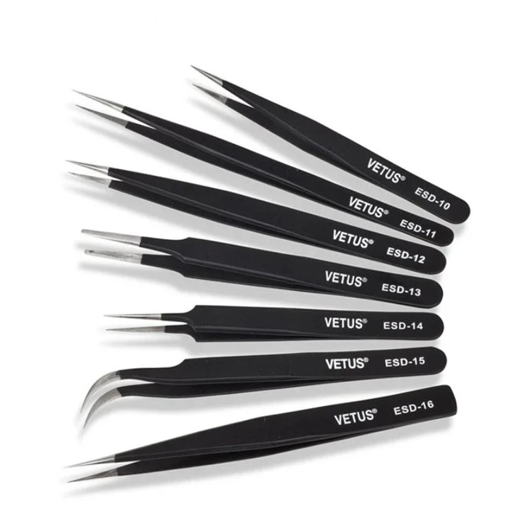 

Hottest Black Stainless Steel Eyebrow Eyelash Applicator Tweezer, Assorted color