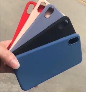 Liquid Silicone Gel Back Case Xiaomi 9 SE 8 Redmi Note 7 Pro