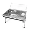 Wholesales outdoor camping Folding Mini Charcoal Barbecue Set BBQ Grill