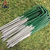 Customized galvanized steel zinc plated U form weed barrier anchor pins