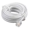 Plug Adapter Cable, 10 Foot Long for Landline Telephone, White