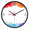 Justup custom modern simplicity wall clock 12 inch silent wall clock decorative home office school