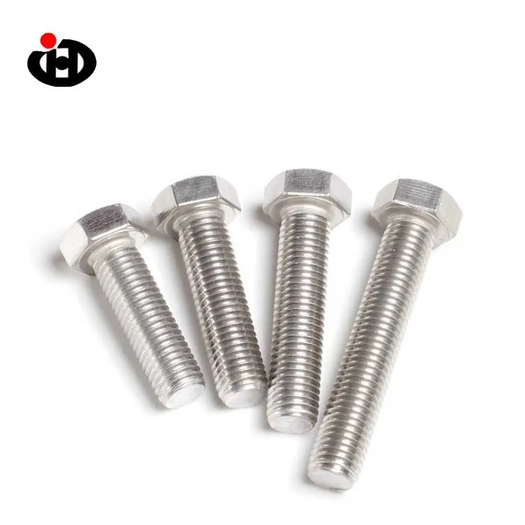 
JINGHONG Grade 2 Steel Hex Bolts DIN933 
